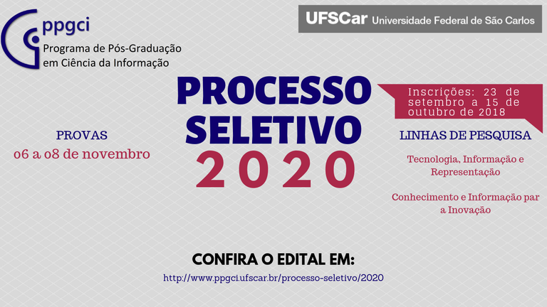 Processo Seletivo 2020