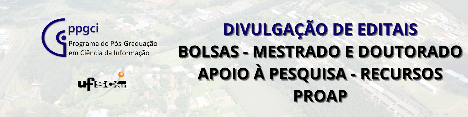 Editais para Bolsas e PROAP